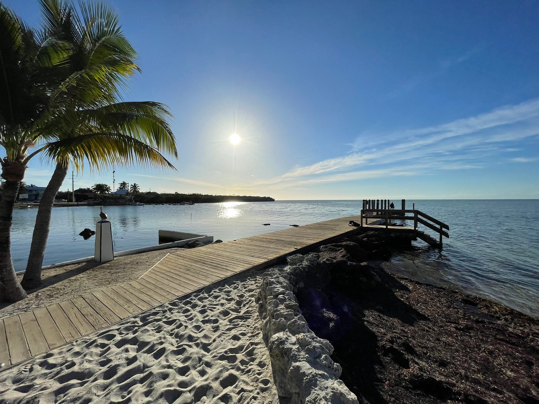 Florida Keys tropical beach, turquoise water